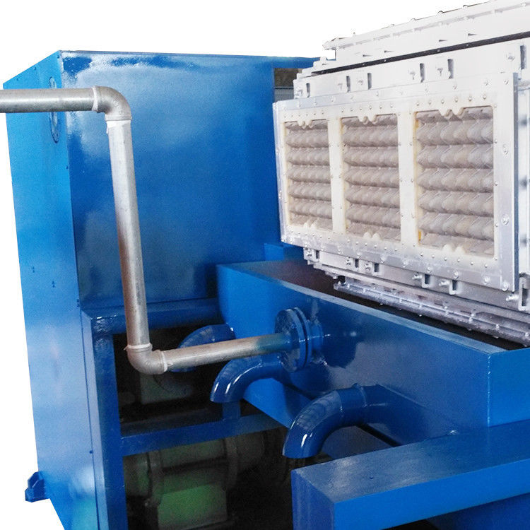 Rotary Paper Egg Tray Machine 2000-3000pcs/H Orange And Green Pulp Moulding Machine untuk pembuatan kertas telur karton / Tray
