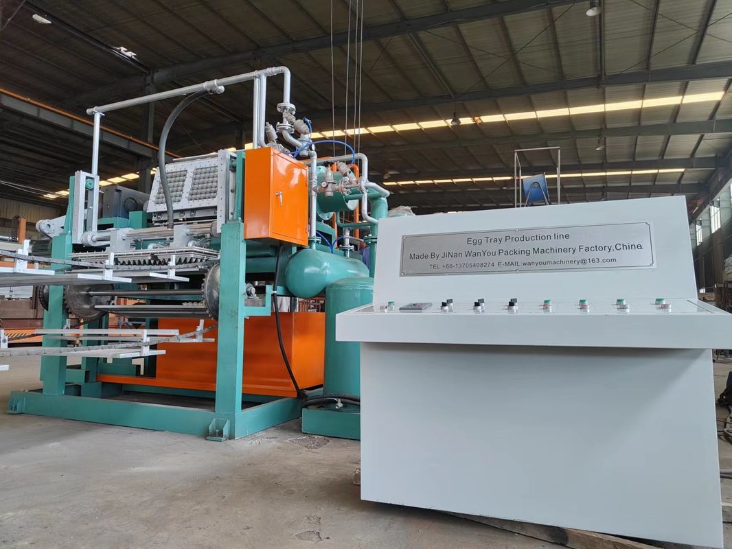 220V / 380V / 415V PLC dikendalikan Telur Tray Mesin Membuat Vakum Membentuk Matahari Pengeringan
