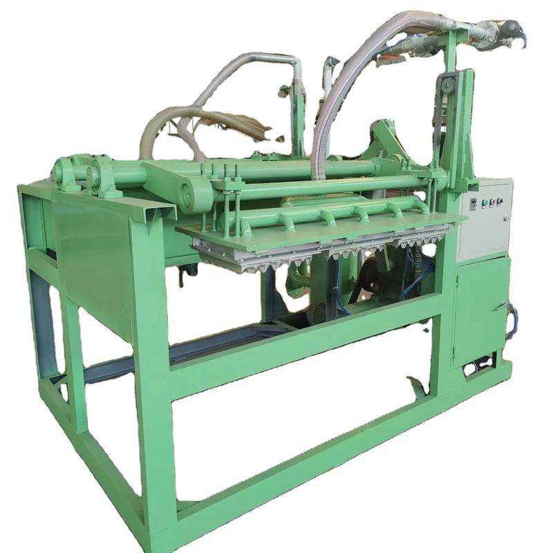 700-5000pcs Per Jam Mesin Membentuk Tray Telur Kertas Dengan Brick Conveyor Belt Dryer