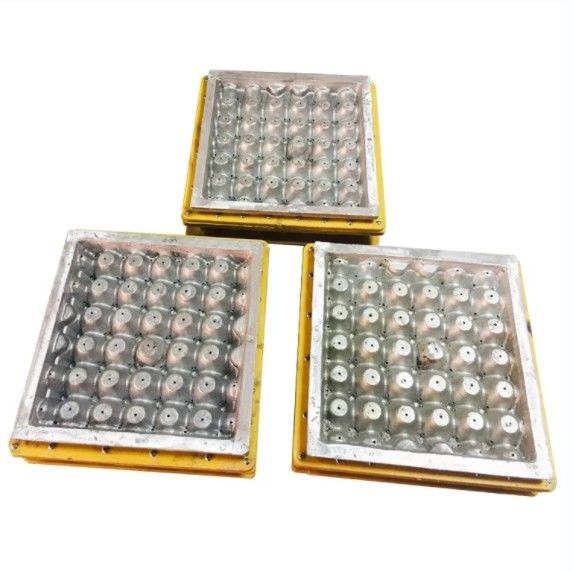 Plastik Atau Aluminium Cast Egg Tray Mold Untuk Multi Cavity Produksi Egg Tray Membuat Mesin