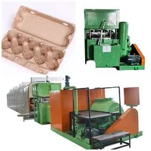 Efisien Meningkatkan Kapasitas Produksi Papan Telur Tray Produksi Lini Pasokan Listrik 380V / 50Hz