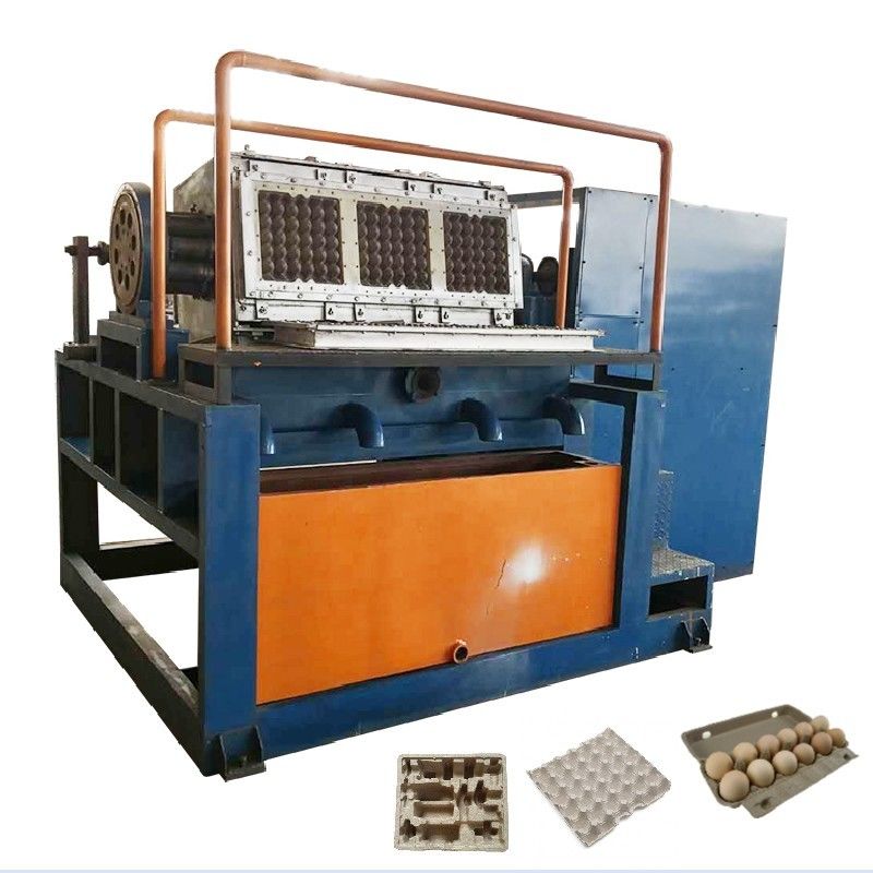 Desain yang disesuaikan Mesin Tray Telur Rotary Untuk Cetakan Pulp Kertas Limbah 150-450kg/jam