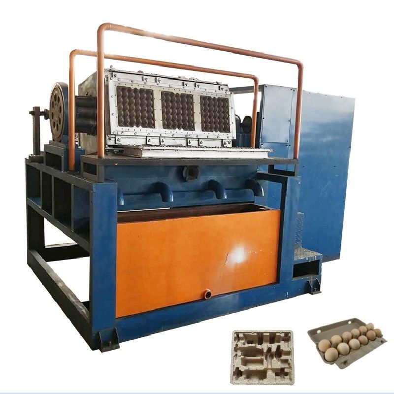 Rotary Type 2000pcs Pulp Moulding Mesin Pembuat Karton Telur Lini Produksi Baki Telur