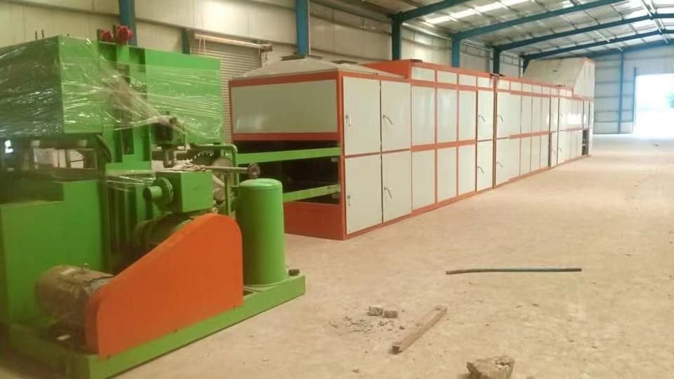 Mesin Pengemasan Tray Telur Otomatis / Peralatan Cetakan Pulp / Jalur Produksi Tray Telur dengan Kontrol PLC