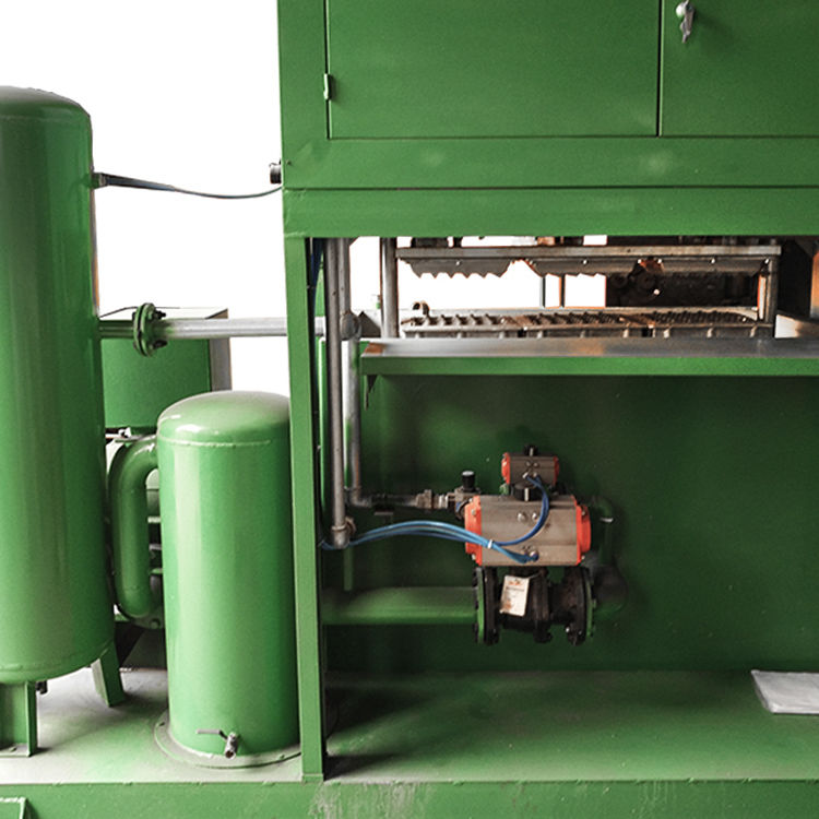 Low Energy Waste Paper Egg Tray Machine/Egg Tray Pulp Molding Machine dengan kontrol PLC