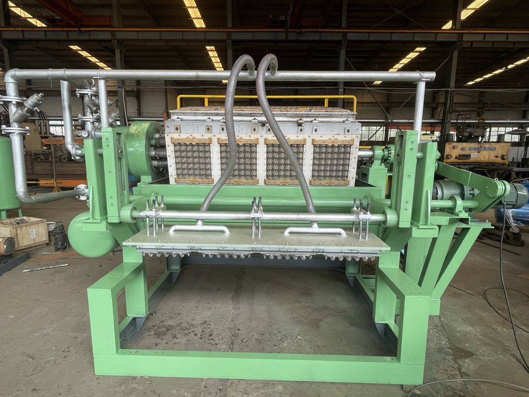 Mesin Tray Telur Kertas Otomatis Mesin Cetakan Pulp Kertas Buah Apel Piring Mesin Membuat Piring