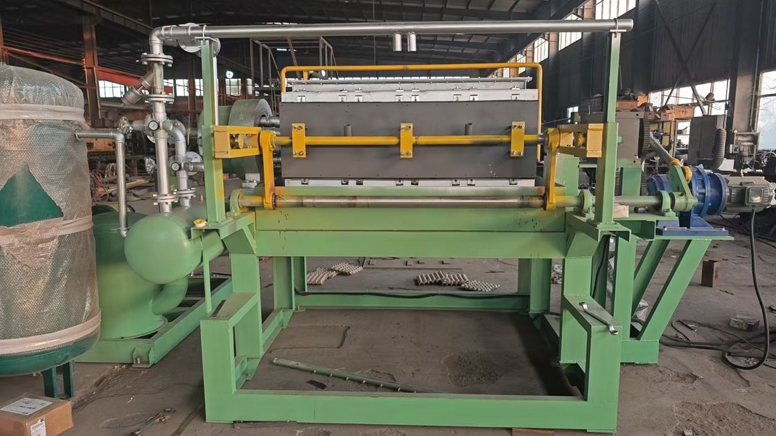 Daur ulang kertas kotak telur telur Tray Mesin Harga Dengan 3000pcs Pulp Apple Tray Mesin