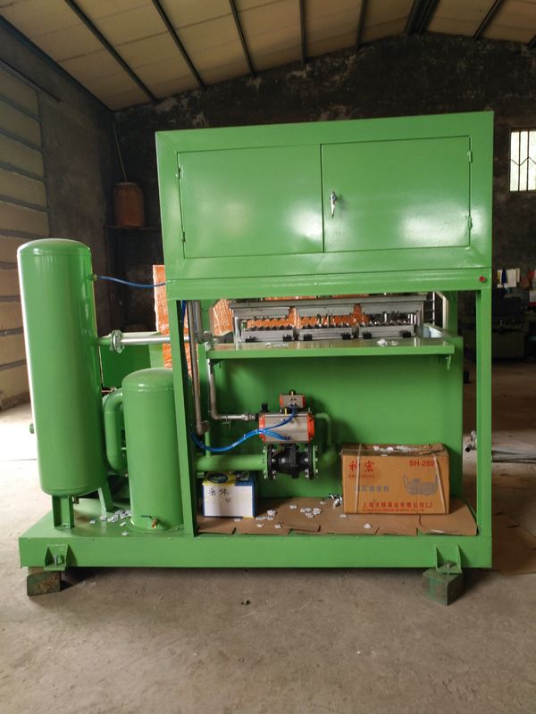 Menghemat Energi Mesin Tray Telur kertas Tray Telur Produksi Line Instalasi Nyaman