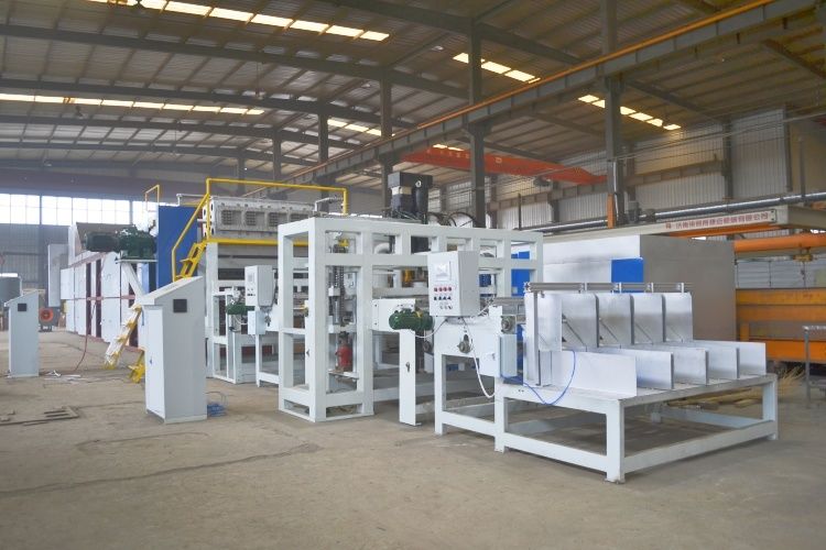 Mesin Pengemasan Tray Telur Otomatis / Peralatan Cetakan Pulp / Jalur Produksi Tray Telur dengan Kontrol PLC