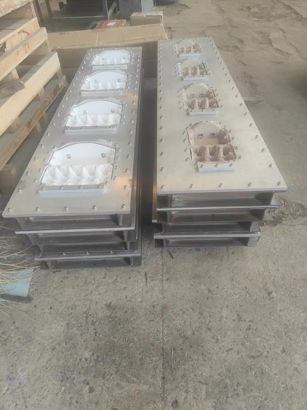 Kontrol PLC Tipe Putar Pembuat Karton Telur Lini Produksi Mesin Karton Telur Mesin Cetak Baki Telur