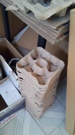 Garis Produksi Tangki Telur Kertas Tipe Rotary Kapasitas besar 1500-5000 pcs/jam