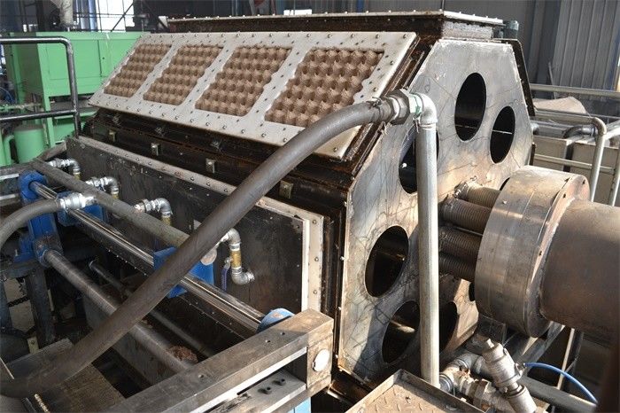 Wine Tray / Shoe Tray / Egg Tray Produksi Line Rotary Forming Type Desain kompak