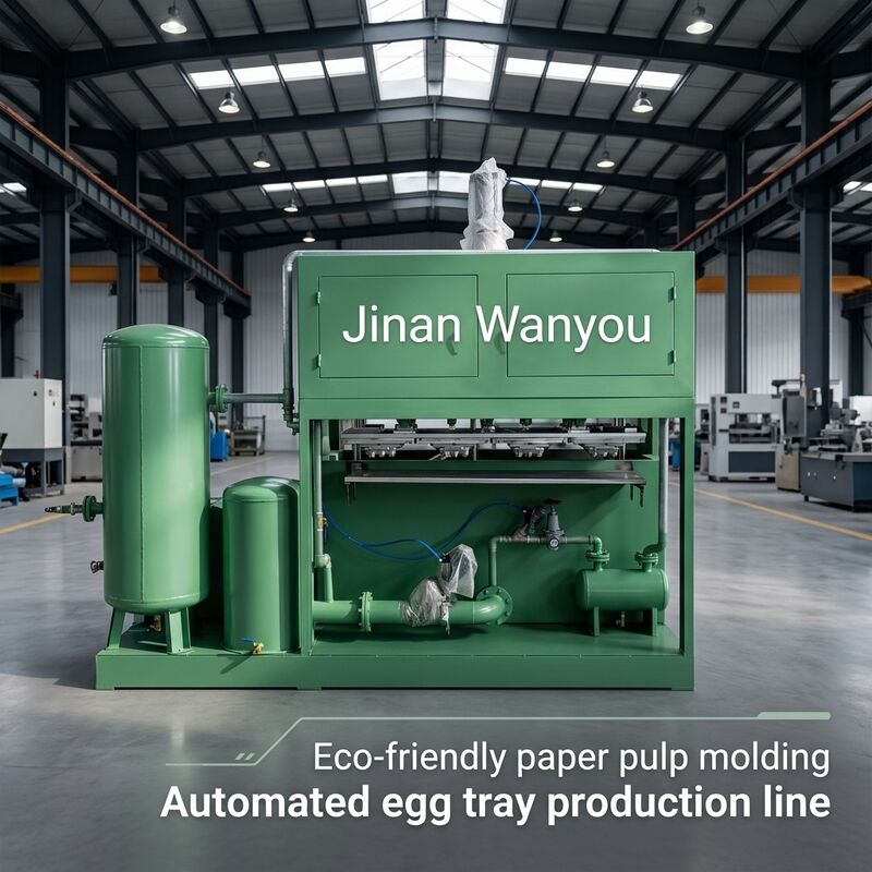Cetakan Aluminium 45kw 1500pcs Per Jam Mesin Baki Telur Lini Produksi Baki Telur Untuk Membuat Baki Telur Karton Telur Baki Sepatu Baki Pembibitan Dikendalikan PLC