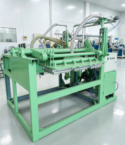 Mesin pembuatan bak telur kertas Semi otomatis 1x3 Mold Egg Tray Mesin Pulp Peralatan yang dirancang untuk investasi rendah dan pengusaha pemula