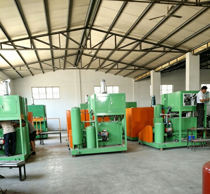 Kecil 1300-1500pcs Per Jam Mesin Tray Telur Mesin Karton Telur Untuk Membuat Tray Telur Karton Telur Sepatu Tray Tray Nursery Tray Aluminium cetakan PLC dikendalikan