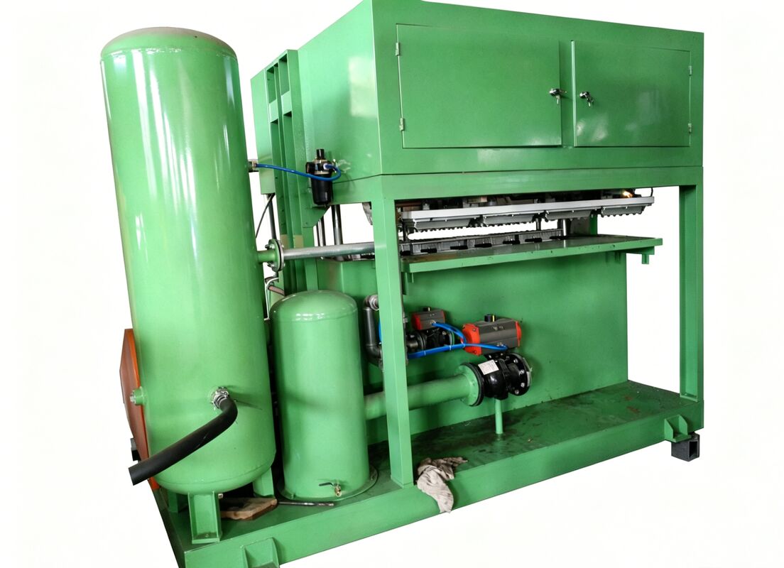 Kecil 1300-1500pcs Per Jam Mesin Tray Telur Mesin Karton Telur Untuk Membuat Tray Telur Karton Telur Sepatu Tray Tray Nursery Tray Aluminium cetakan PLC dikendalikan