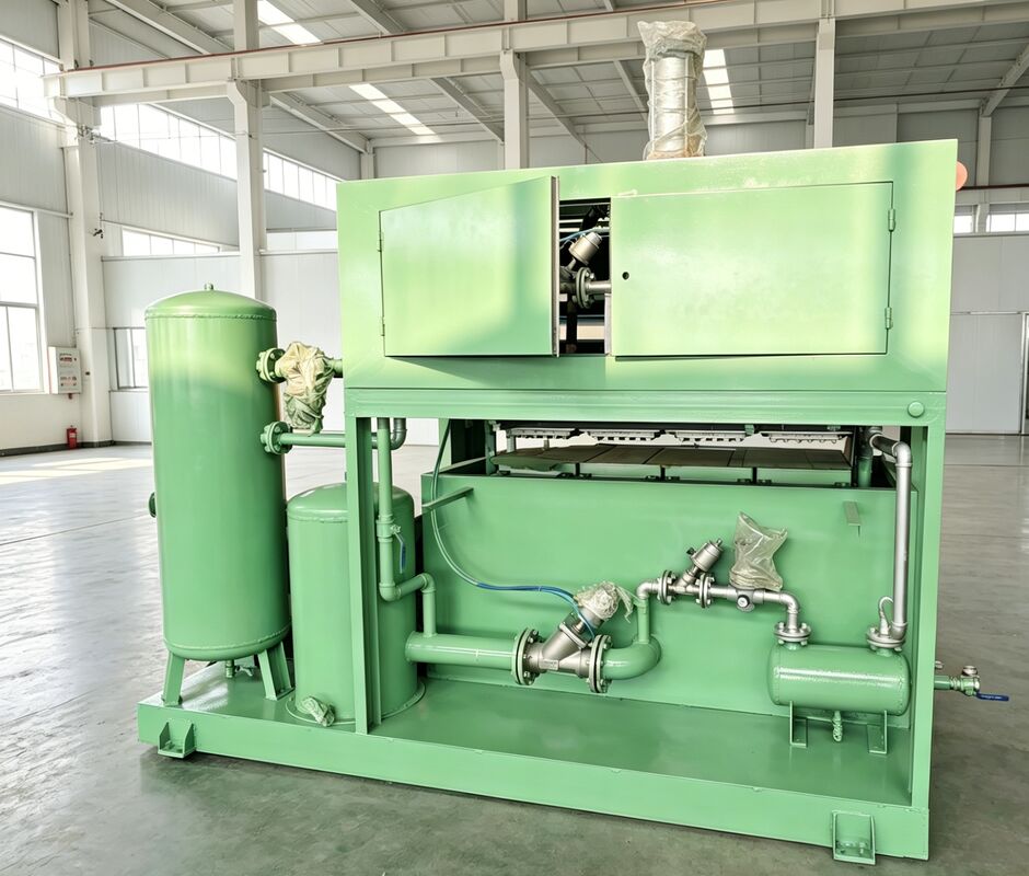 Cetakan Aluminium 45kw 1500pcs Per Jam Mesin Baki Telur Lini Produksi Baki Telur Untuk Membuat Baki Telur Karton Telur Baki Sepatu Baki Pembibitan Dikendalikan PLC