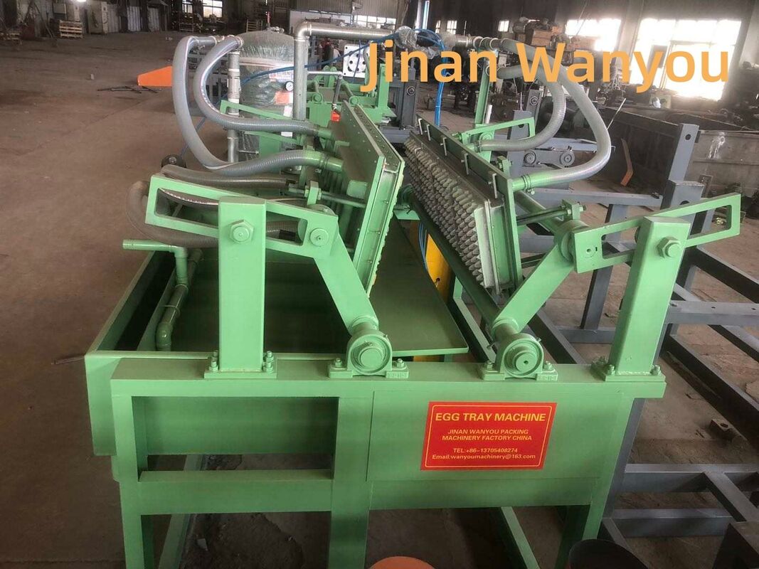 Mesin Pembuat Baki Telur Kertas Semi Otomatis dengan Struktur Sederhana dan Cetakan 1 kali 4 untuk Produksi 1500 Potongan per Jam