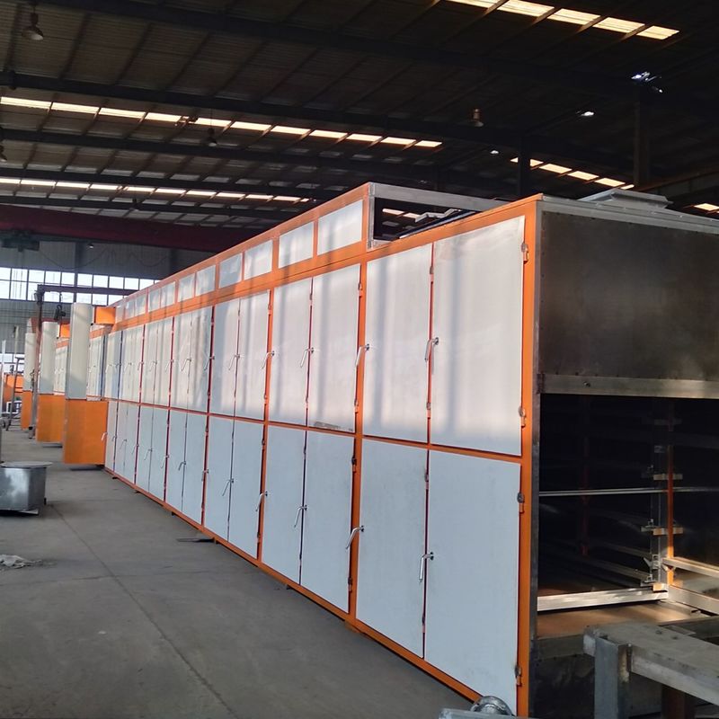 Peralatan Baki Anggur Ramah Lingkungan Kontrol PLC Lini Produksi Baki Telur Bubur Kertas Otomatis