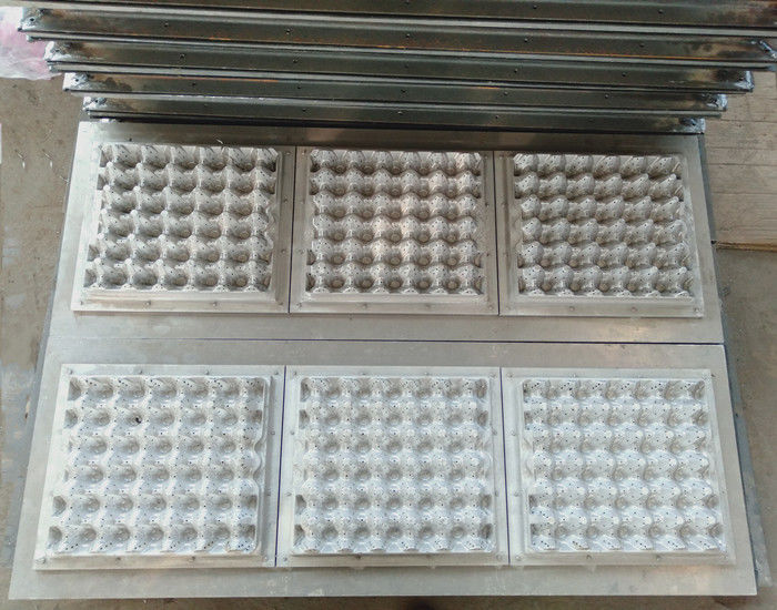 Limbah kertas daur ulang Mesin Tray telur kertas bekas / Otomatis kertas Pulp Egg Tray Produksi Line