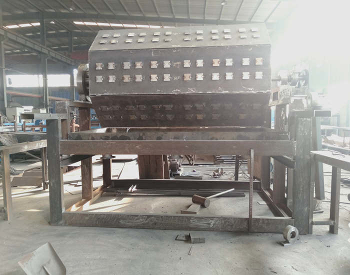 6000 pcs Limbah kertas Telur Tray Produksi Line Pulp Making Machine Dengan kontrol PLC