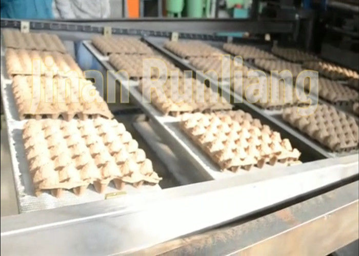 Wine Tray / Shoe Tray / Egg Tray Produksi Line Rotary Forming Type Desain kompak