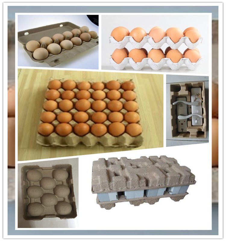 350 -3000 Pcs / H Pulp Egg Tray Membuat Mesin Dengan Kecepatan Produksi Tinggi