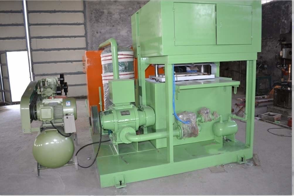 Mesin pembuatan bak telur dengan cetakan aluminium 20 - 100kw 700 - 6000 pcs / hr