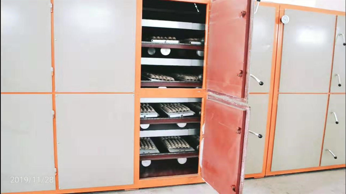 Lini Produksi Tray Telur Karton kertas sekali pakai 6000 pcs Dengan Sertifikasi CE
