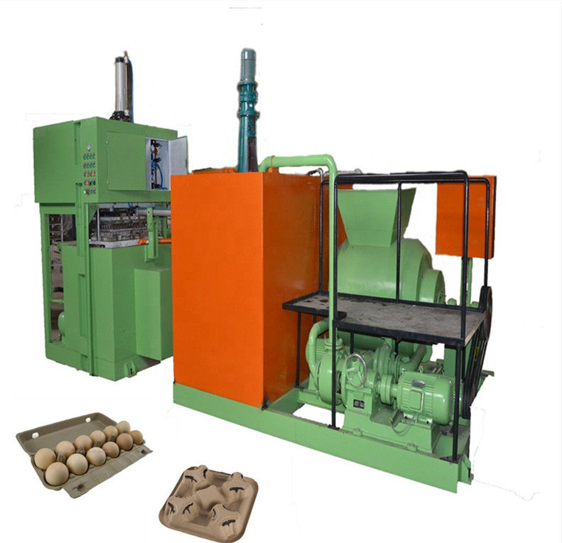 Mesin pembuat piring kertas limbah pulp telur karton tipe reciprocating murah