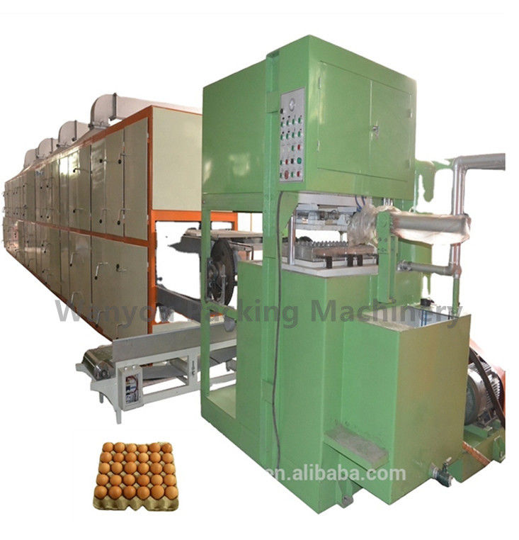 Mesin pembuatan bak telur dengan cetakan aluminium 20 - 100kw 700 - 6000 pcs / hr