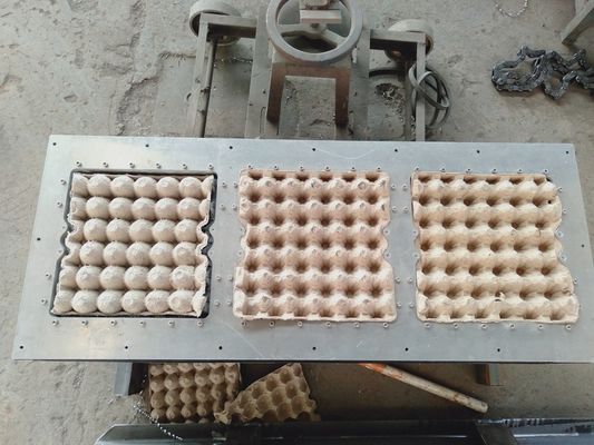 Mesin pembuatan bak telur kecil otomatis 7.5KW Pompa vakum Gagal rendah