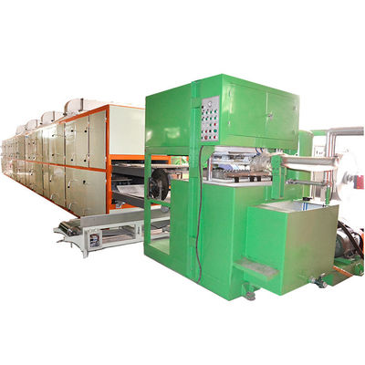 Mesin Cetak Pulp Kertas Efisiensi Tinggi Untuk Tray Telur / Tray Apple Membuat Produksi