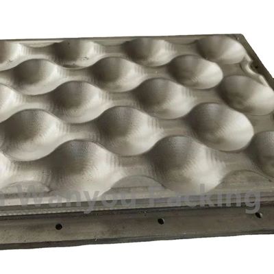 Pulp kertas tableware sekali pakai mesin Telur Tray cetakan dengan perawatan permukaan Polandia