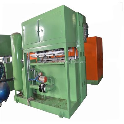 7.5KW Mengemudi Motor Pembuat Baki Telur Kecil Mesin Cetak Pulp Baki Telur Untuk Efisiensi Produksi