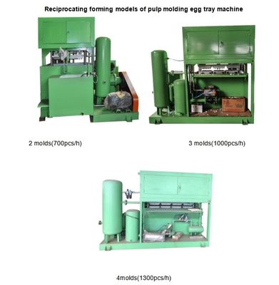 30-150kw Kapasitas yang Berbeda Mesin Tray Telur Kertas Dengan Teknologi Canggih