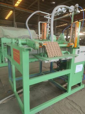 Mesin pengemasan baki telur semi otomatis / Peralatan cetakan pulp / Mesin untuk ide bisnis kecil