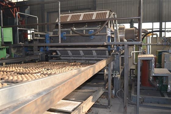 Mesin Otomatis Kotak Telur Membuat / Mesin Pulp Paper Molding Dengan Pompa Vakum