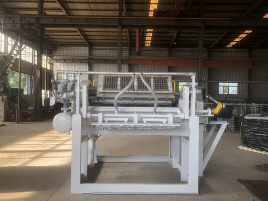 Mesin Baki Telur Putar Kecepatan Tinggi 2500-3000 Pcs/jam Lini Produksi Karton Telur Dikendalikan PLC 80/120KW
