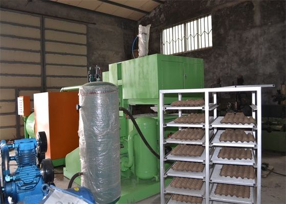 Mesin Cetak Pulp Kertas Mesin Pembuat Baki Telur Konsumsi Energi Rendah