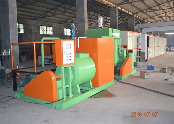 PLC Kontrol Mesin Tray Telur Kertas Pulp Molding Mesin Mudah Operasi