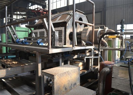 Mesin cetak pulp telur kotak telur Tray mesin PLC kontrol operasi