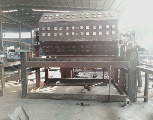 6000 pcs Limbah kertas Telur Tray Produksi Line Pulp Making Machine Dengan kontrol PLC