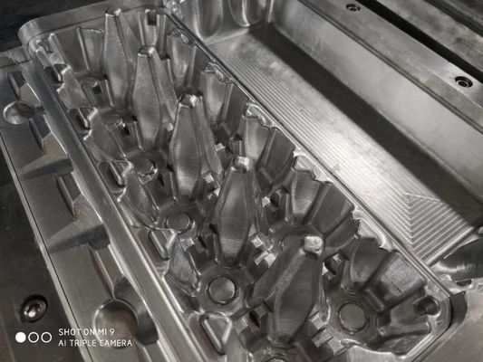 30 Lubang Aluminium Telur Tray Mold OEM Pulp Mold